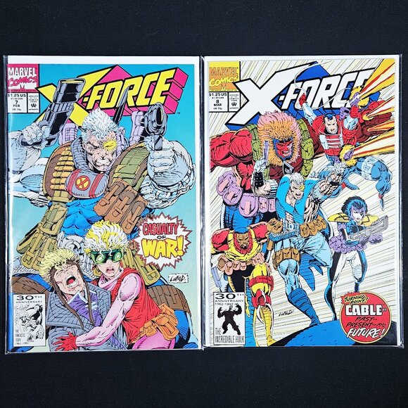 X-Force 7,8,9 - Vol. 1 - 3 Book Lot 🔑 issue (1992) - Picture 2 of 8